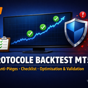 Protocole Backtest MT5 Anti-Pièges — Checklist + Méthode (Optimisation & Validation)