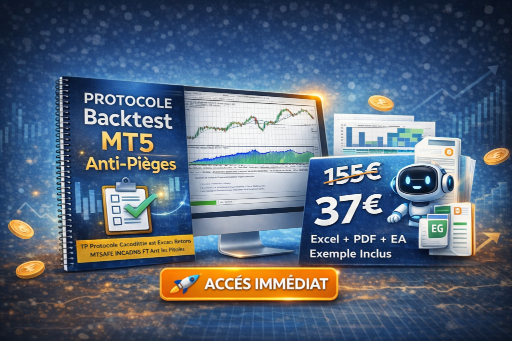 Protocole Backtest MT5 Anti-Pièges — Checklist + Méthode (Optimisation & Validation)