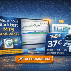 Protocole Backtest MT5 Anti-Pièges — Checklist + Méthode (Optimisation & Validation)