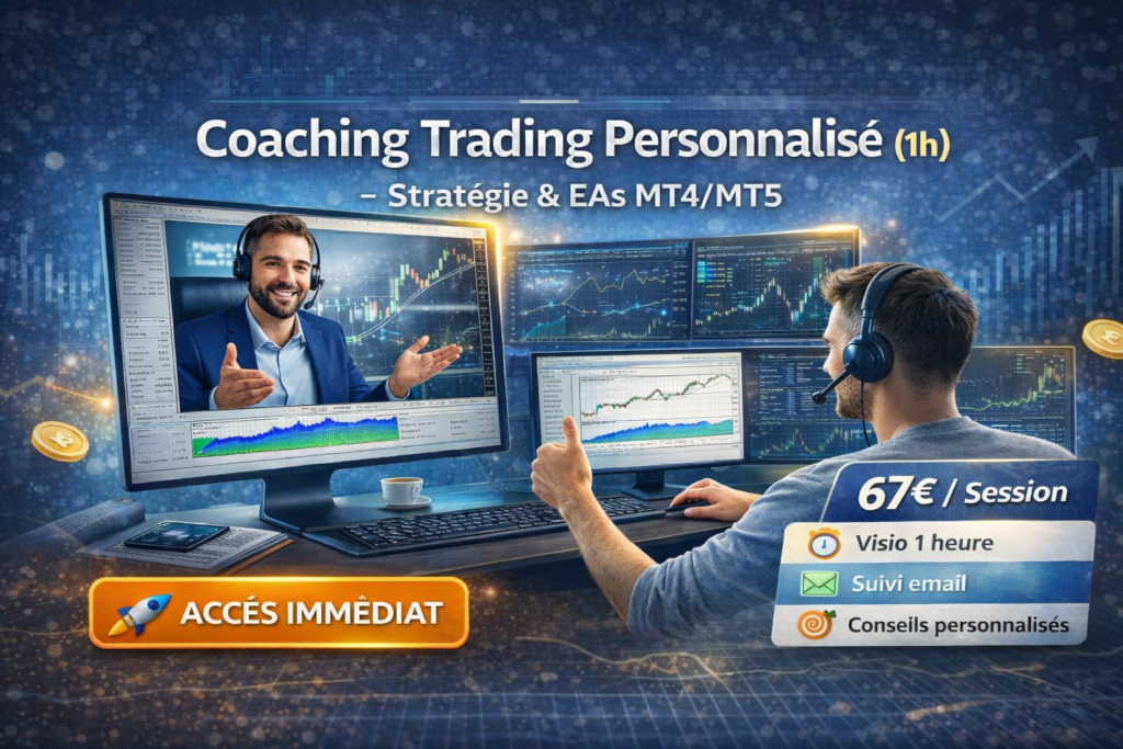 Coaching Trading Personnalisé (1h) – Stratégie & EAs MT4/MT5