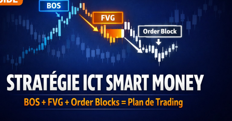 Stratégie ICT Smart Money : Comment Combiner BOS, FVG et Order Blocks en un Plan de Trading (2026)