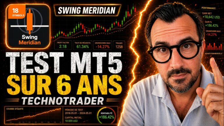 Swing Meridian TechnoTrader : le test sur 6 ans